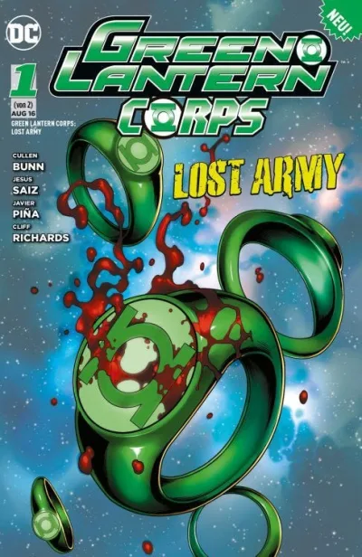 Cover: Green Lantern Corps - Lost Army (2016) #1