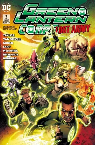 Cover: Green Lantern Corps - Lost Army (2016) #2
